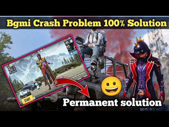 BGMI Crash Problem Solve | BGMI Auto Back Problem Permanent solution | BGMI Black Screen Problem