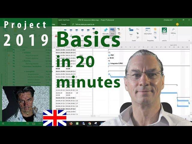 # 1 MS Project 2019 ● Basics in 20 Minutes ● Easy