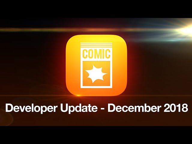 iComics Dev Update - December 2018