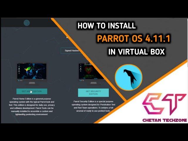HOW TO INSTALL PARROT OS 4.11.1 IN VIRTUAL BOX IN HINDI