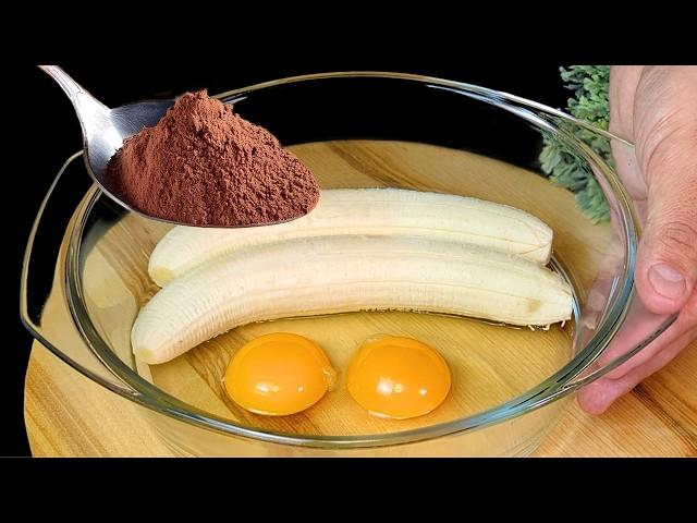  The banana dessert everyone is talking about! Just 3 ingredients – no sugar, no flour! 