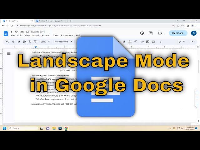 How to Make Google Docs Landscape Mode [Guide]