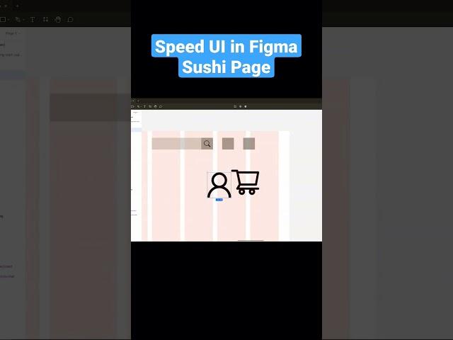 Speed UI in Figma - Sushi Page