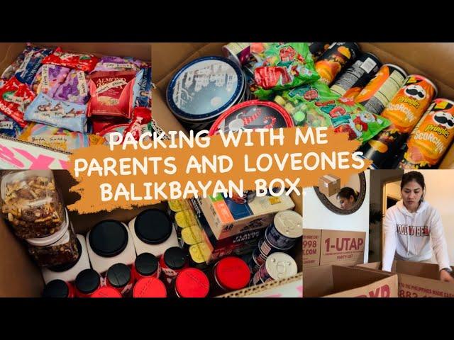 BALIKBAYAN BOX PACKING WITH ME FOR PARENTS AND LOVEONES IN PHILIPPINES U.S.A TO PHILIPPINES. 