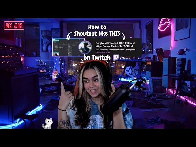 How to Shoutout viewers and raiders on Twitch with their own Clips on screen! | Twitch Tips 2023