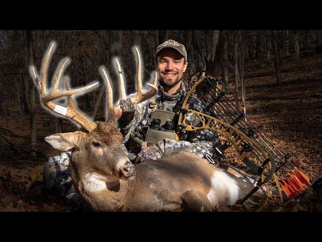 MEGA Buck Called to 15 Steps! - BOWHUNTING LEGENDARY IOWA WHITETAILS!