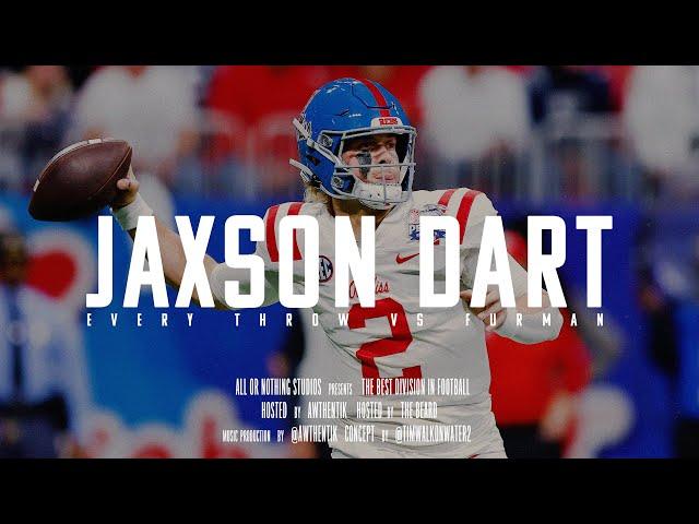 Every Throw From Jaxson Dart: Ole Miss vs Furman. 5 TD 