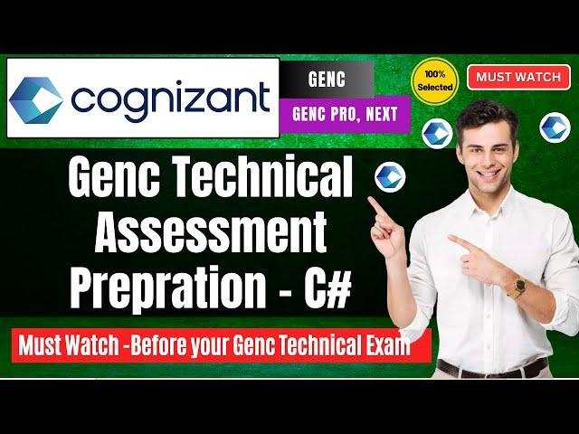 Cognizant GenC Technical Assessment | Python Full Prepration | Genc Technical Assessment clusters