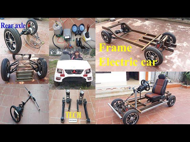 Homemade electric vehicles with independent suspension and oil disc brakes