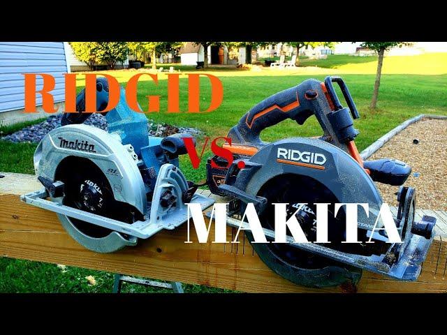 MAKITA vs RIDGID! All New Ridgid Octane Circular Saw vs All New Makita 36v LXT 7 1/4" Circular Saw.