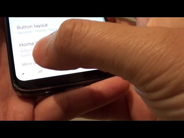 Samsung Galaxy S8: How to Enable / Disable Navigation Bar Auto Hide Button