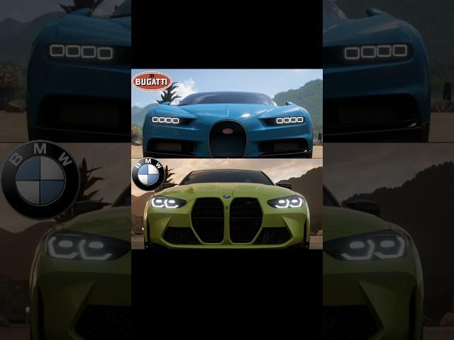 BUGATTI CHIRON vs BMW  #bmw #bugatti #shortsfeed