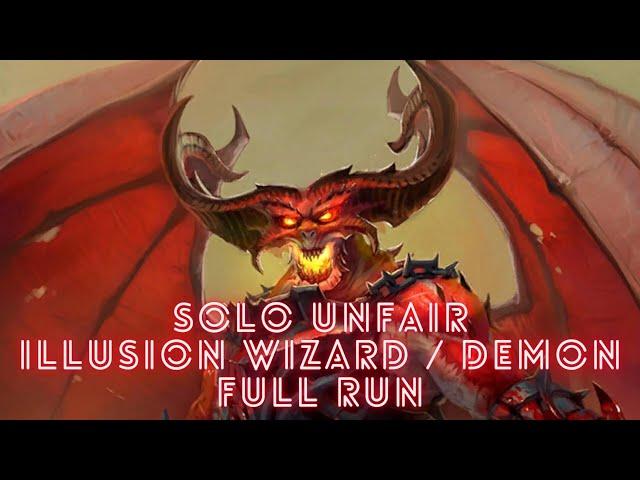 Pathfinder: Wrath of the Righteous - Solo Unfair Illusion Wizard / Demon - Full Run