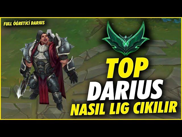 DARIUS TOP Nasıl Oynanır DEVASA Rehber 🩸 | Full Öğretici Darius Oynanış !