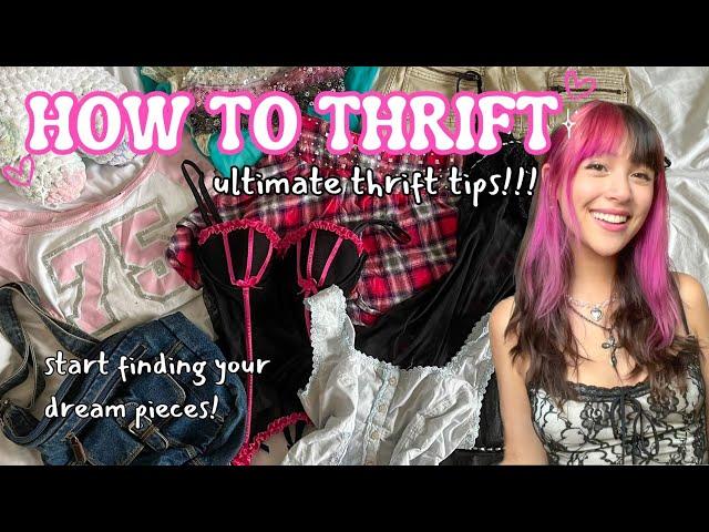 HOW TO THRIFT (become a pro)!! No gatekeeping here 