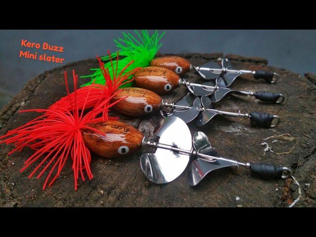 Mini Slater Kero buzz - rada lure action test