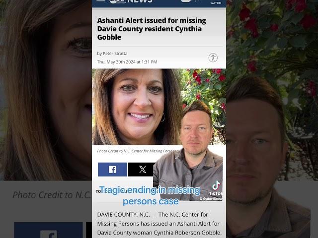 NC missing woman found dead; husband suspect #ncnews