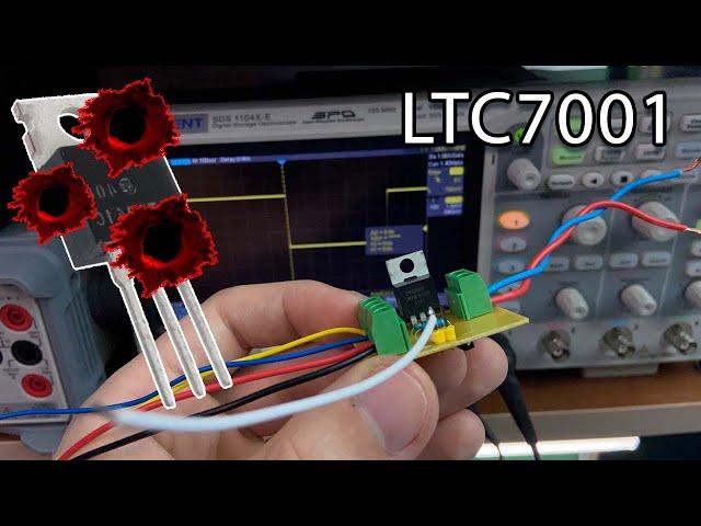 A topology that will send P-channel field devices into the past. Charge pump on LTC7001