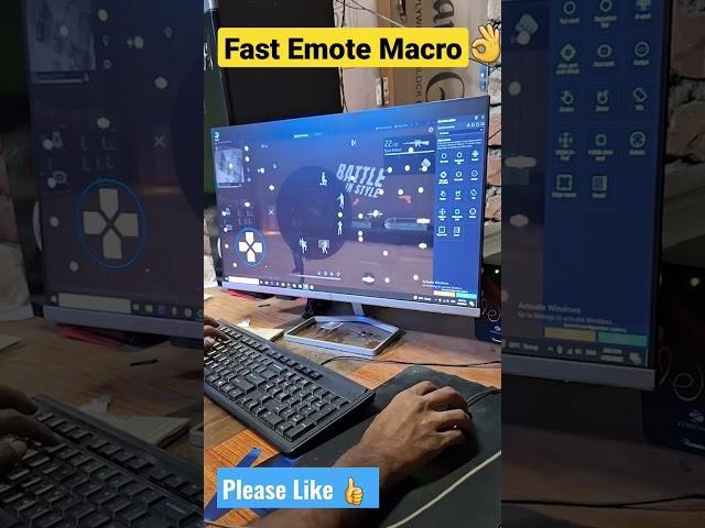 PC Fast Emote Macro Keymapping  - GARENA FREE FIRE 