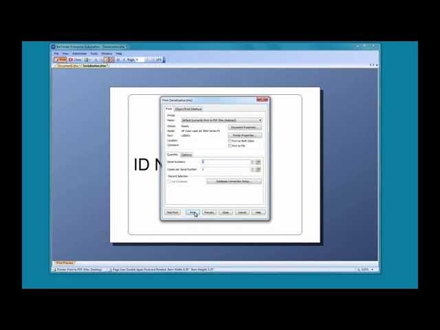 Serialization with BarTender Software (Tutorial)