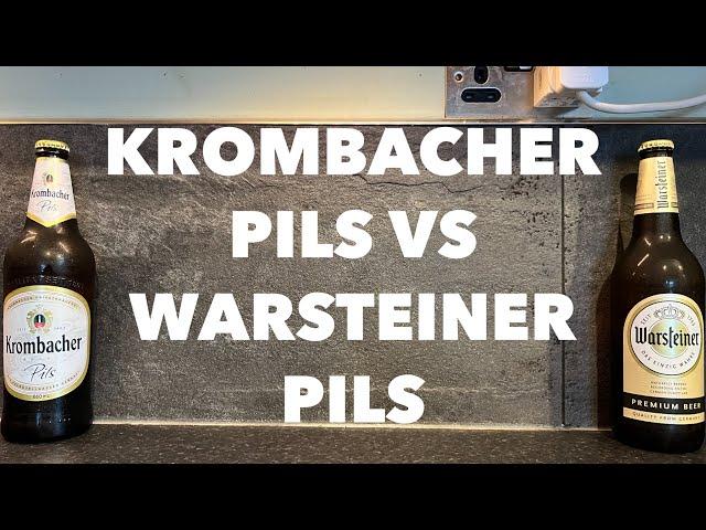 Krombacher Pils Vs Warsteiner Premium Beer | The Battle Of The German Pilsners