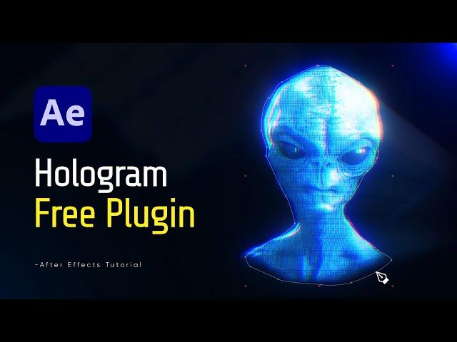 Hologram Generator in After Effects Tutorial | FREE PLUGIN