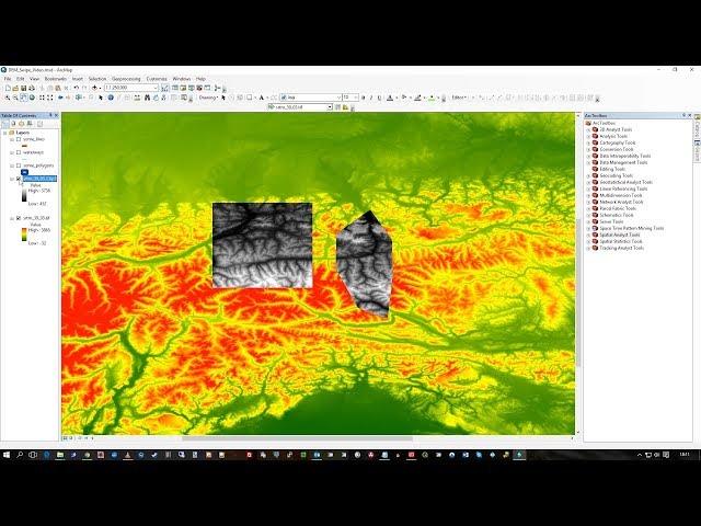 ArcGIS Clip Raster Tool