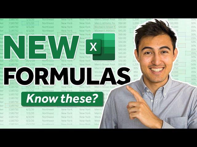 8 Awesome New Excel Formulas for 2024 | Do you know them?