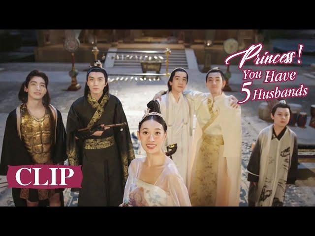 Clip: Five husbands’ heartwarming ways to chase the princess | Princess! You have five husbands!