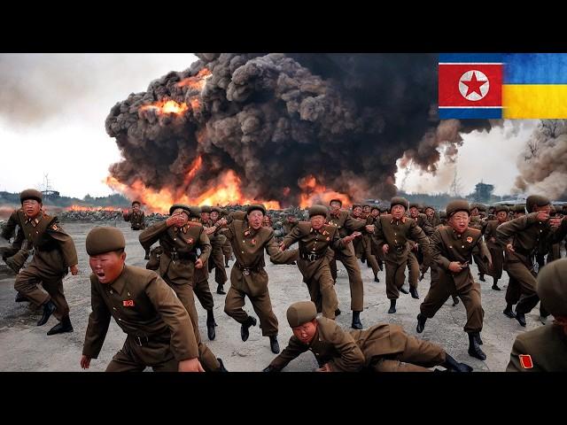 1 MINUTE AGO! North Korean Tank Convoy Destroyed in Huge Ambush by Ukraine Anti-Tank Guided Missile