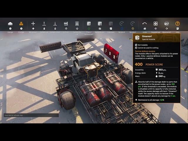 Crossout - How to build Hermes Cockpit Breaker (booster breaker)