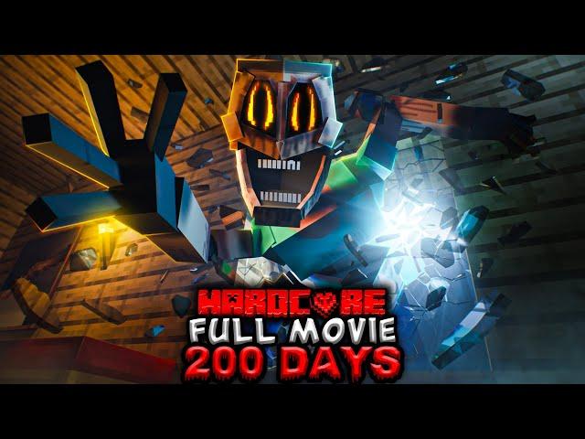 I Survived 200 Days In Horror Minecraft Hardcore [FULL MOVIE]