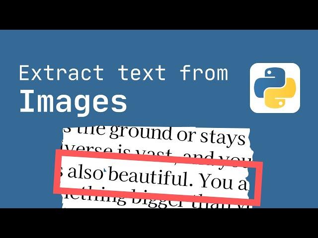 Extract Text from Any Image with Python 3.10 Tutorial (Fast & Easy)