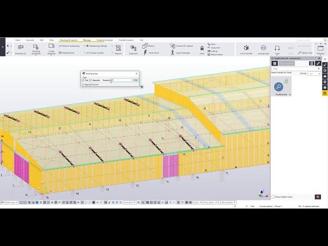 Tekla Tip - Find Number Tool