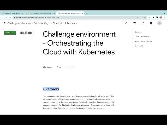 Challenge environment - Orchestrating the Cloud with Kubernetes -Solution || #qwiklabs || #quizzes