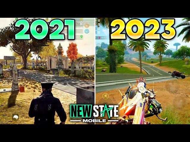 PUBG NEW STATE ALPHA 2021 vs 2023 