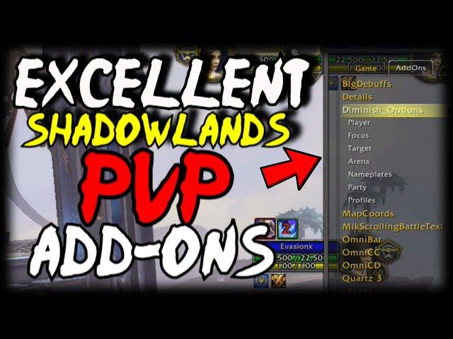 BEST ADD-ONS FOR A CLEAN PvP INTERFACE! My Shadowlands UI Guide