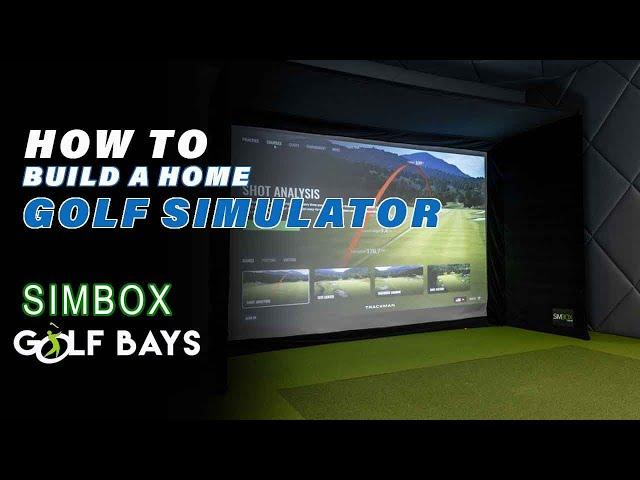 Building our Home Golf Simulator in 20 mins | GOLF BAYS SIMBOX