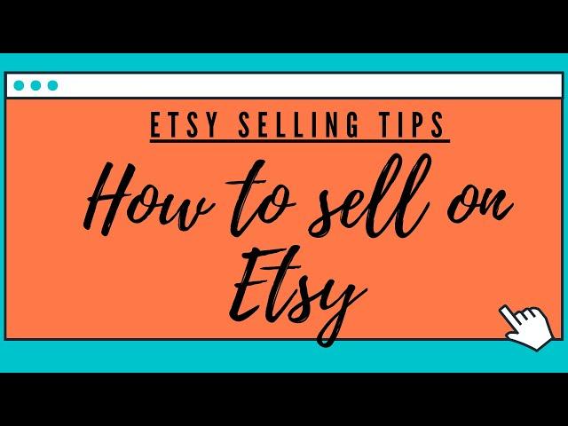 How to Sell on Etsy Successfully in 2020 | Etsy Shop Setup for Beginners