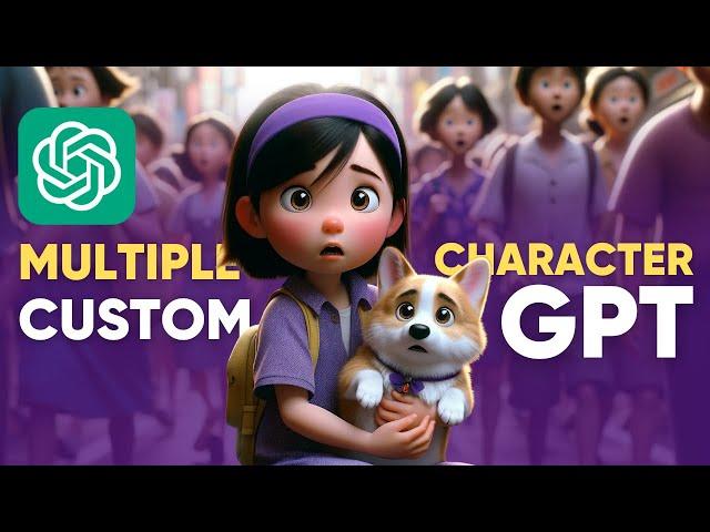 [The NO Prompt Method] MULTIPLE Consistent Characters with Custom GPT & DALL-E