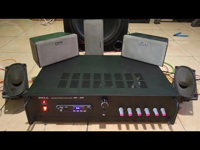 ampli DUAL MODE,buat music enak banget,buat nonton cinema joss menggelegar.