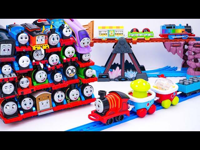 Thomas & Friends Track Toys Collection ASMR | Thomas & Friends Crystal Caves Adventure Set