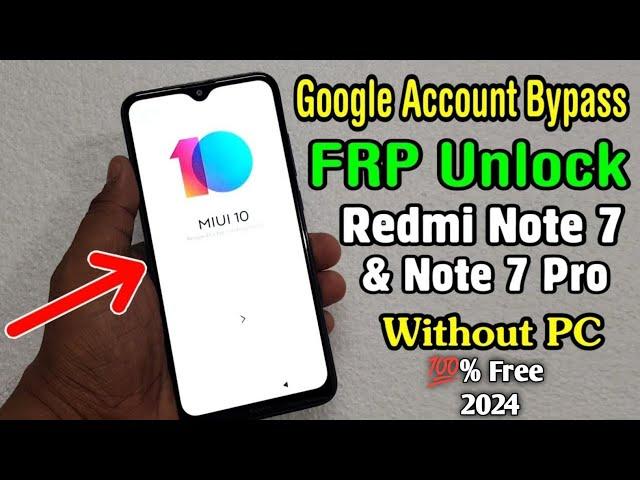 Redmi Note 7 Pro FRP BYPASS WITHOUT PC || 1000% Working (2023)