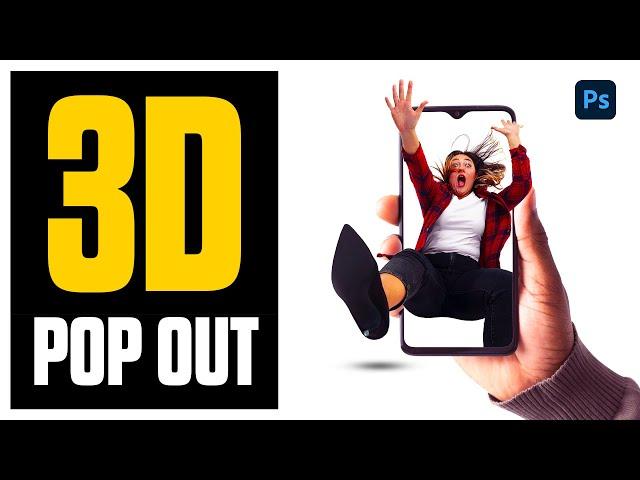 3D POP OUT Effect in Photoshop in 1 MINUTE