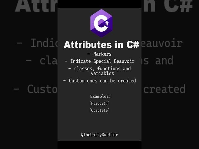 Unity Atributes #3 #coding  #unitydevelopment #gamedevelopment #programming #unity  #organization