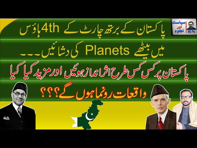 پاکستان کے برتھ چارٹ کے 4th ہا ئوس کی دشائیں || Astrologer Saleem Sami