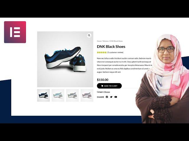 Woocommerce product page design Elementor | Make your product page more Professional