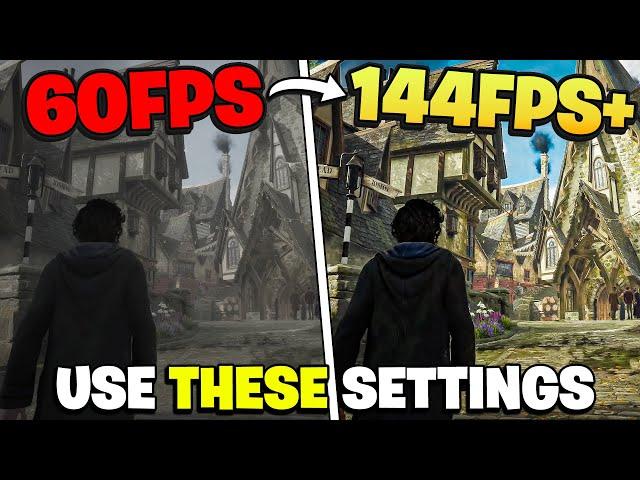 BEST PC Settings for Hogwarts Legacy! (Maximize FPS & Visibility)