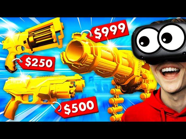 Selling ULTRA NERF WEAPONS In VIRTUAL REALITY (Weaponry Dealer VR Funny Gameplay)