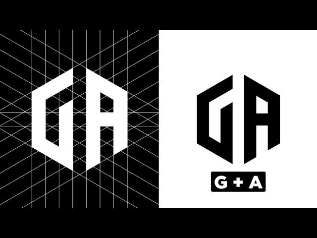 GA/AG Letter Logo Design | GA Logo Design Tutorial | Aman Graphics